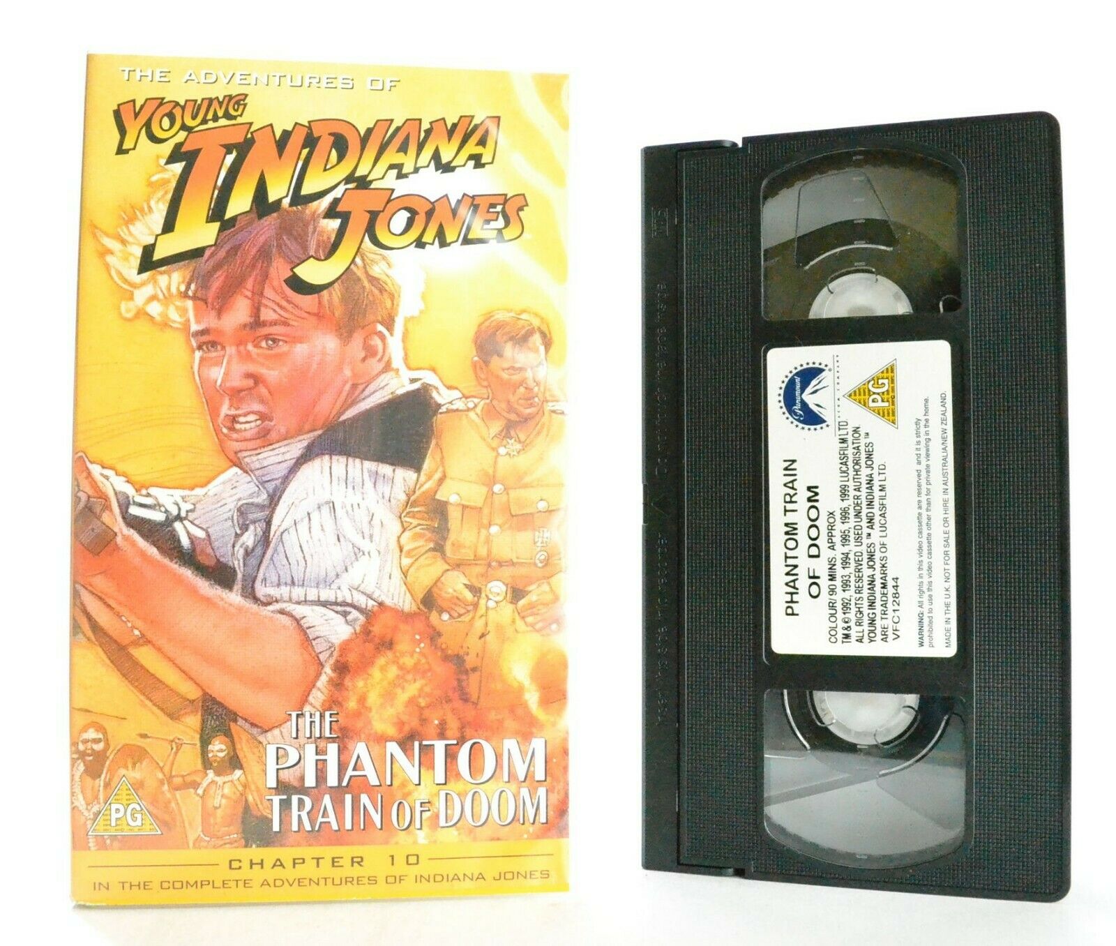 The Adventures Of Young Indiana Jones: The Phantom Train Of Doom - Series - VHS-