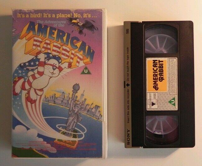 The Adventures of the American Rabbit (1986); Animated - Large Box - Children's - Pal VHS-