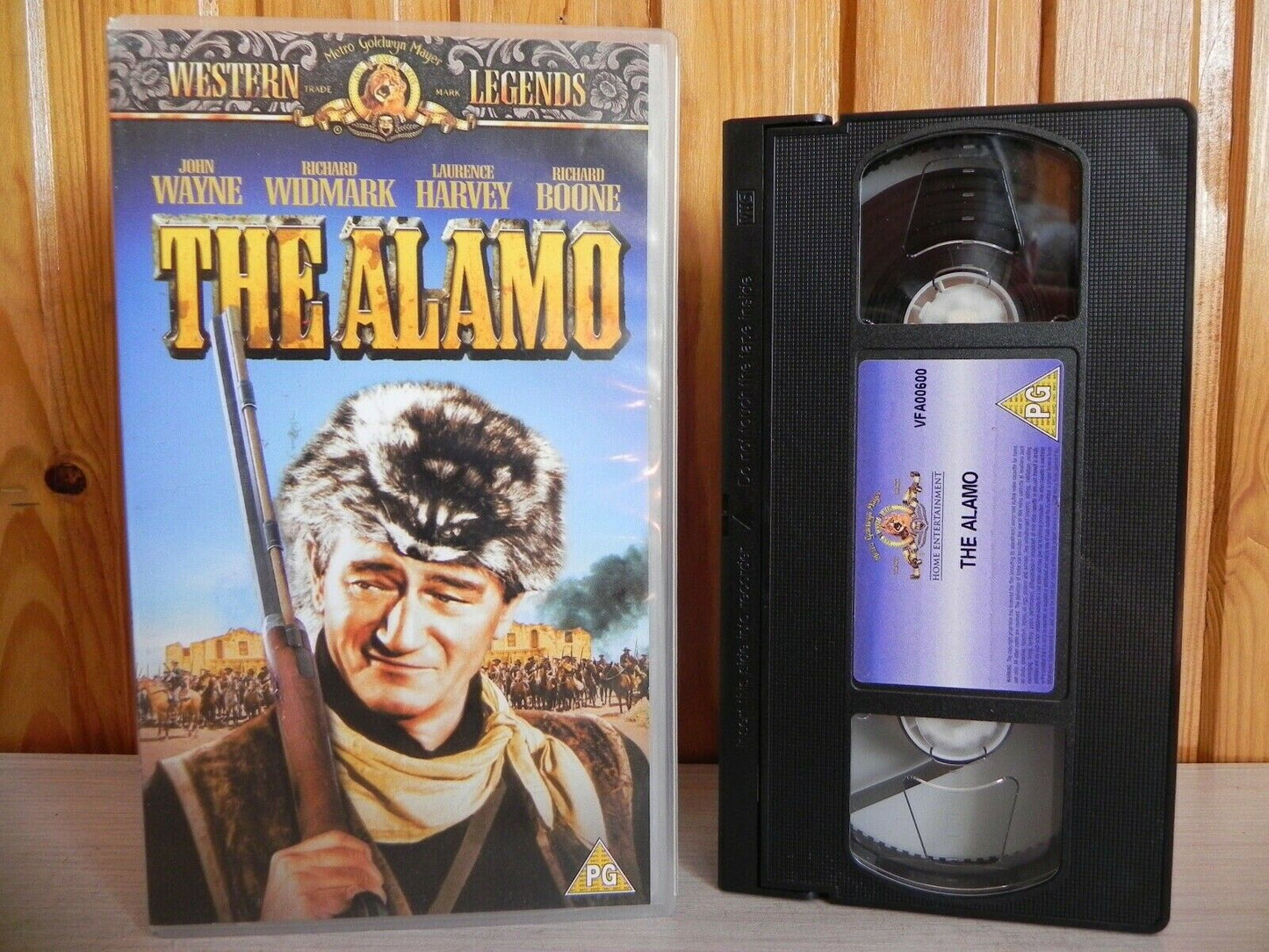 The Alamo - Metro Goldwyn - Western Legends - John Wayne - Richard Widmark - VHS-