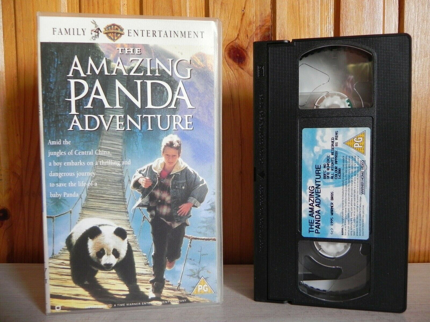 The Amazing Panda Adventure - Warner Family - Stephen Lang - Ryan Slat - Pal VHS-