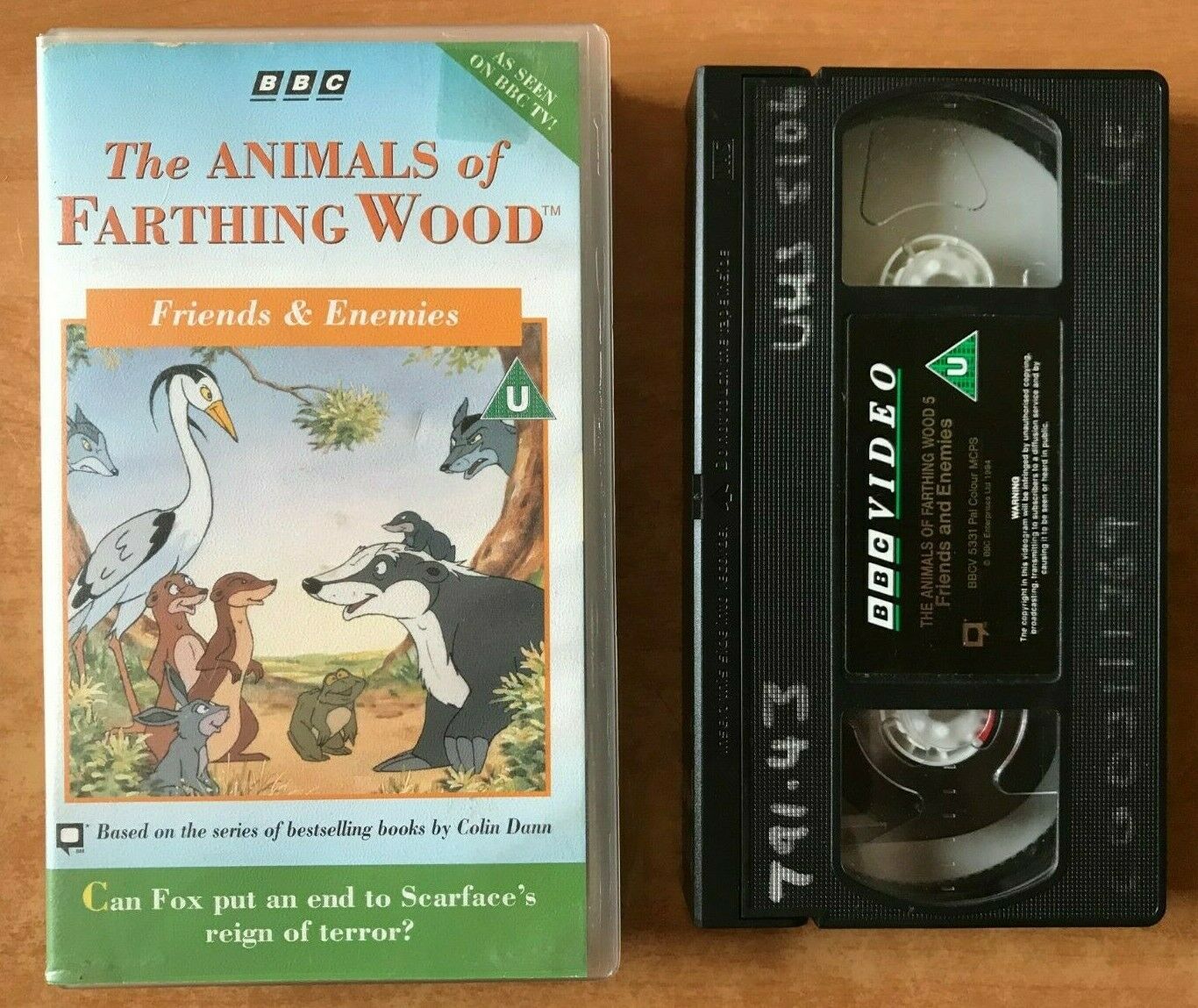 The Animals Of Farthing Wood: Friends And Enemies [Colin Dann] Children's - VHS-