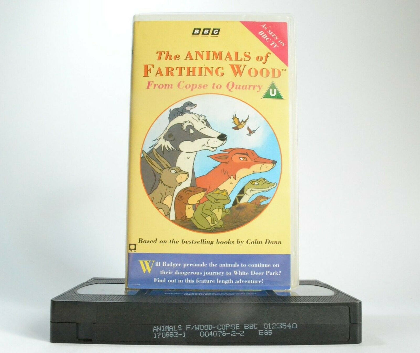 The Animals Of Farthing Wood: From Copse To Quarry; [Colin Dann] Kids - Pal VHS-