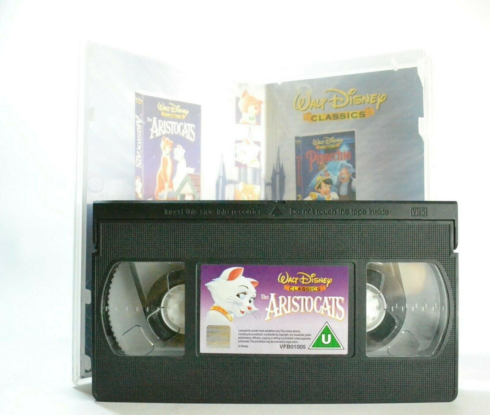 The Aristocats: Disney's 20th Animated Classic (1970) - Musical - Kids - Pal VHS-