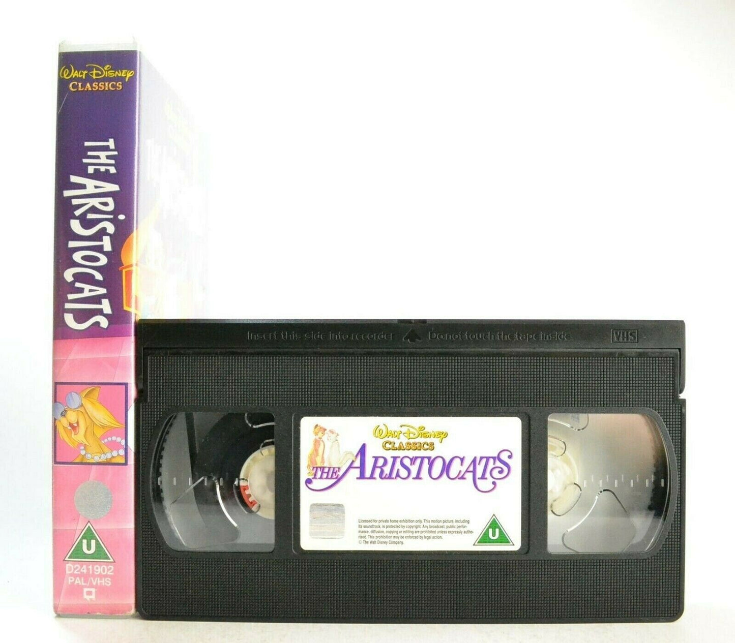 The Aristocats: Walt Disney Classics (1970) - Animated Musical - Kids - Pal VHS-