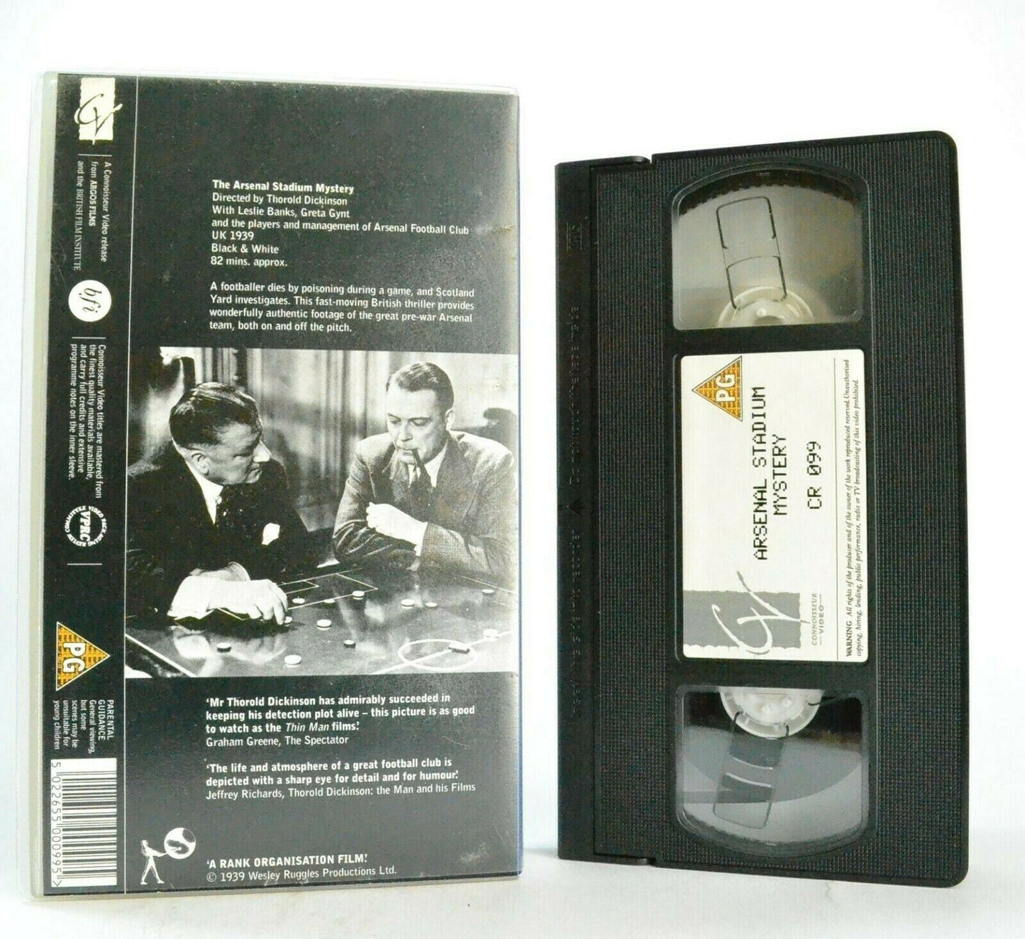 The Arsenal Stadium Mystery: A Thorold Dickinson Film - Football - Sports - VHS-