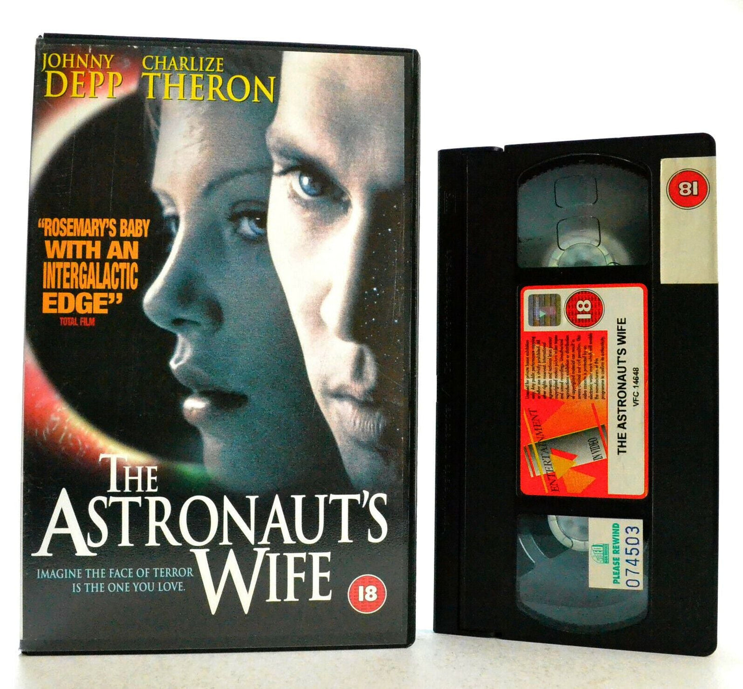 The Astronaut's Wife: J.Depp/C.Theron - Sci-Fi Thriller (1999) - Large Box - VHS-