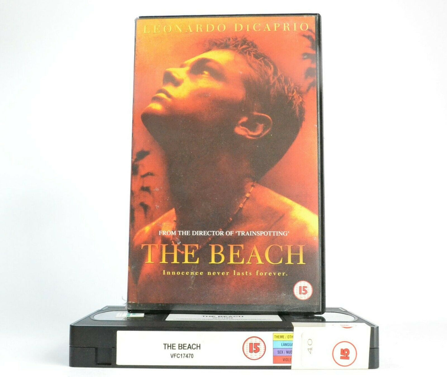 The Beach: By Danny Boyle - Thriller - Large Box - Leonardo DiCaprio - Pal VHS-