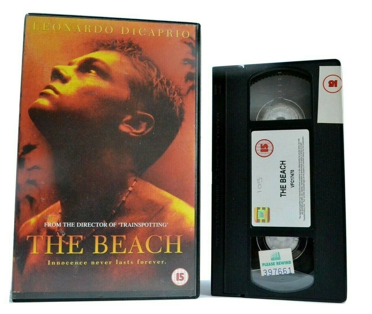 The Beach: By Danny Boyle - Thriller - Large Box - Leonardo DiCaprio - Pal VHS-