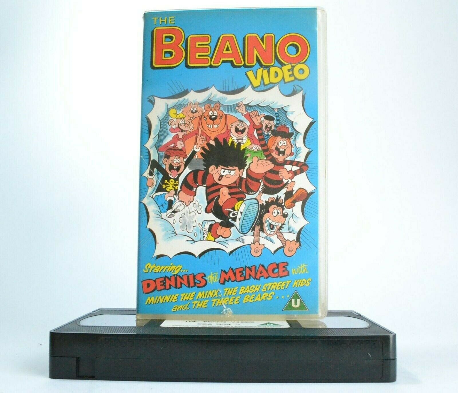 The Beano Video: Dennis The Meanace - Animated Adventures - Children's - Pal VHS-