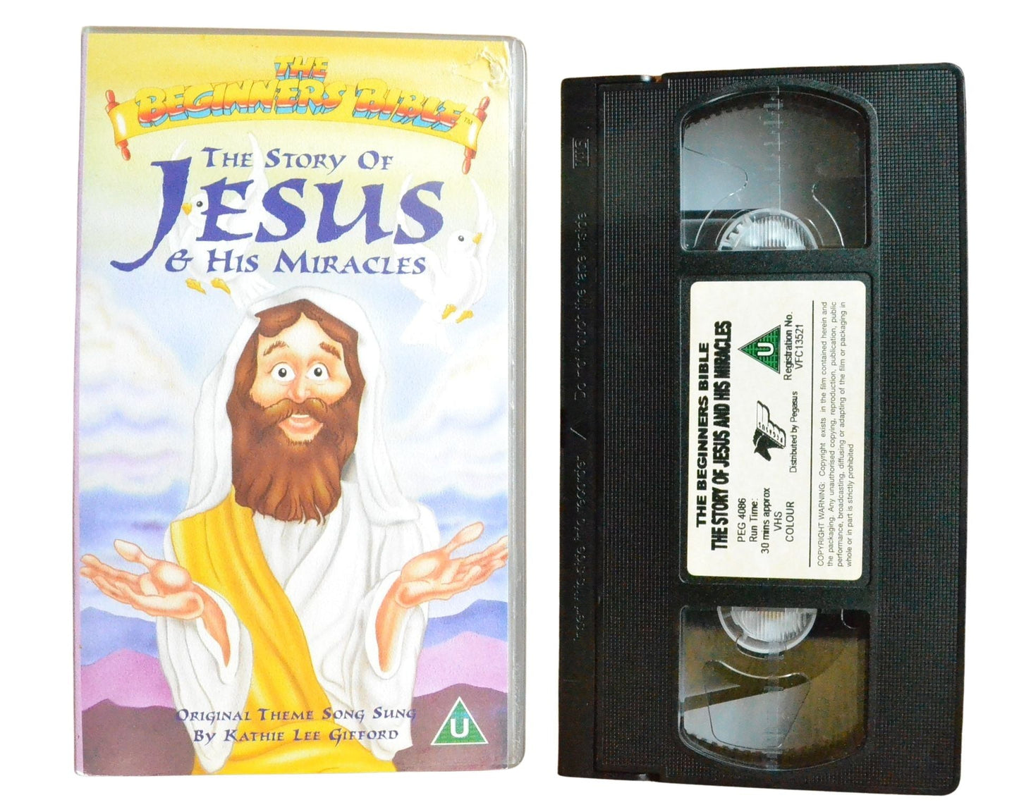 The Beginners Bible: The Story of Jesus & His Miracles - Children’s - Pal VHS-