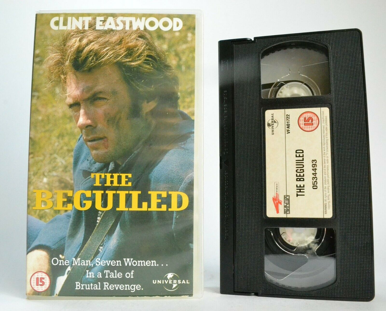 The Beguiled (1971); [Don Siegel] War Drama - Thriller - Clint Eastwood - VHS-