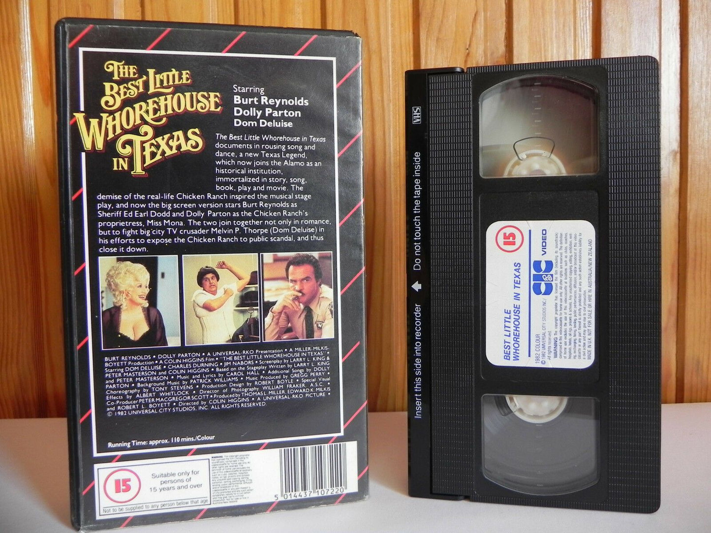 The Best Little Whorehouse In Texas - Dolly Parton - CIC Pre-Cert Film - Pal VHS-