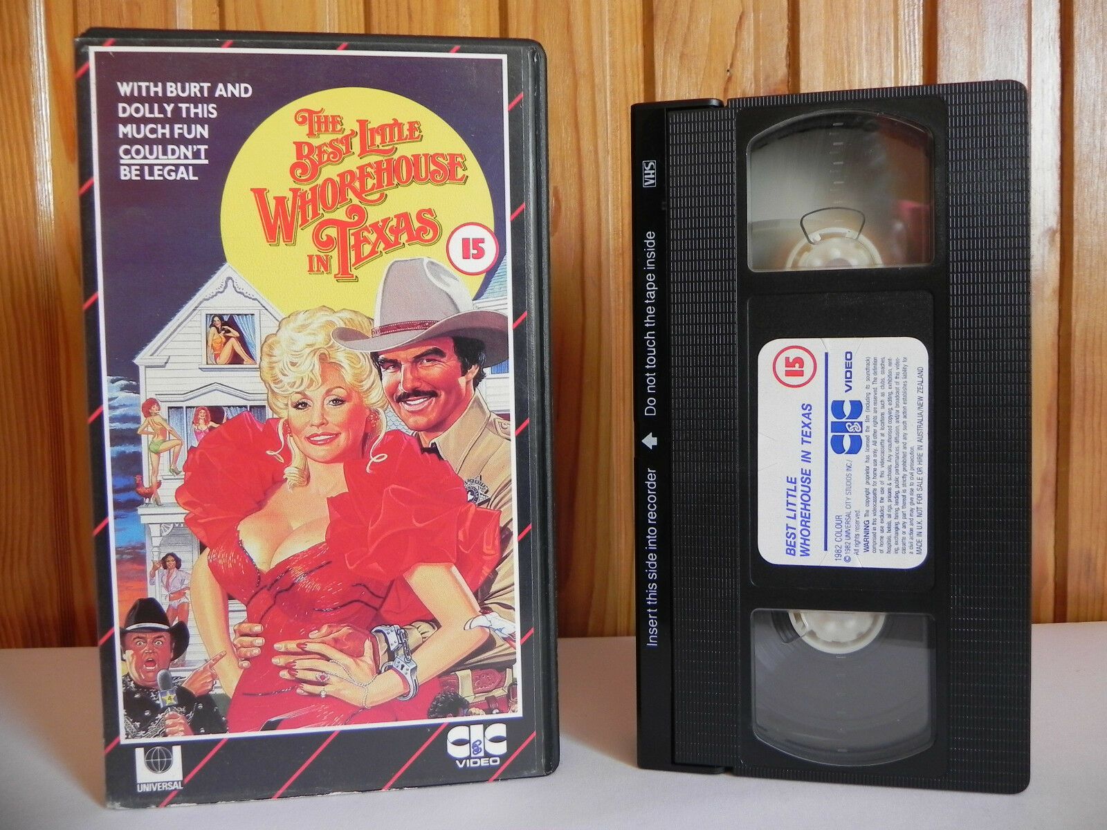 The Best Little Whorehouse In Texas - Dolly Parton - CIC Pre-Cert Film - Pal VHS-