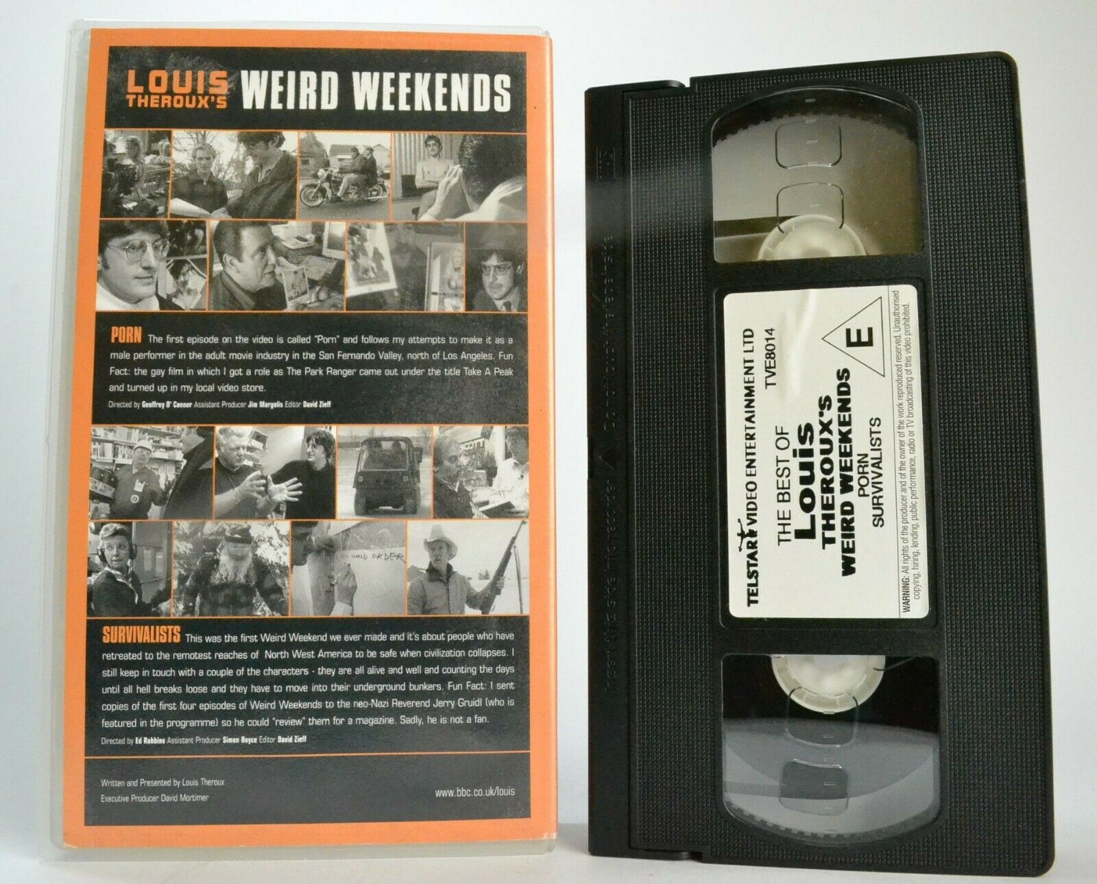 The Best Of Louis Theroux's Weird Weekends: Porn / Survivalists - Comedy - VHS-