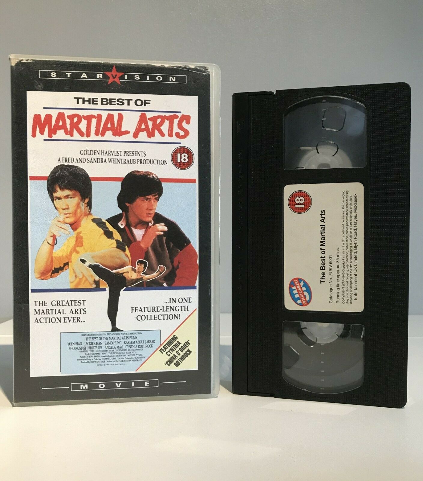 The Best Of Martial Arts - Bruce Lee - Jackie Chan - Cynthia Rothrock - Pal VHS-