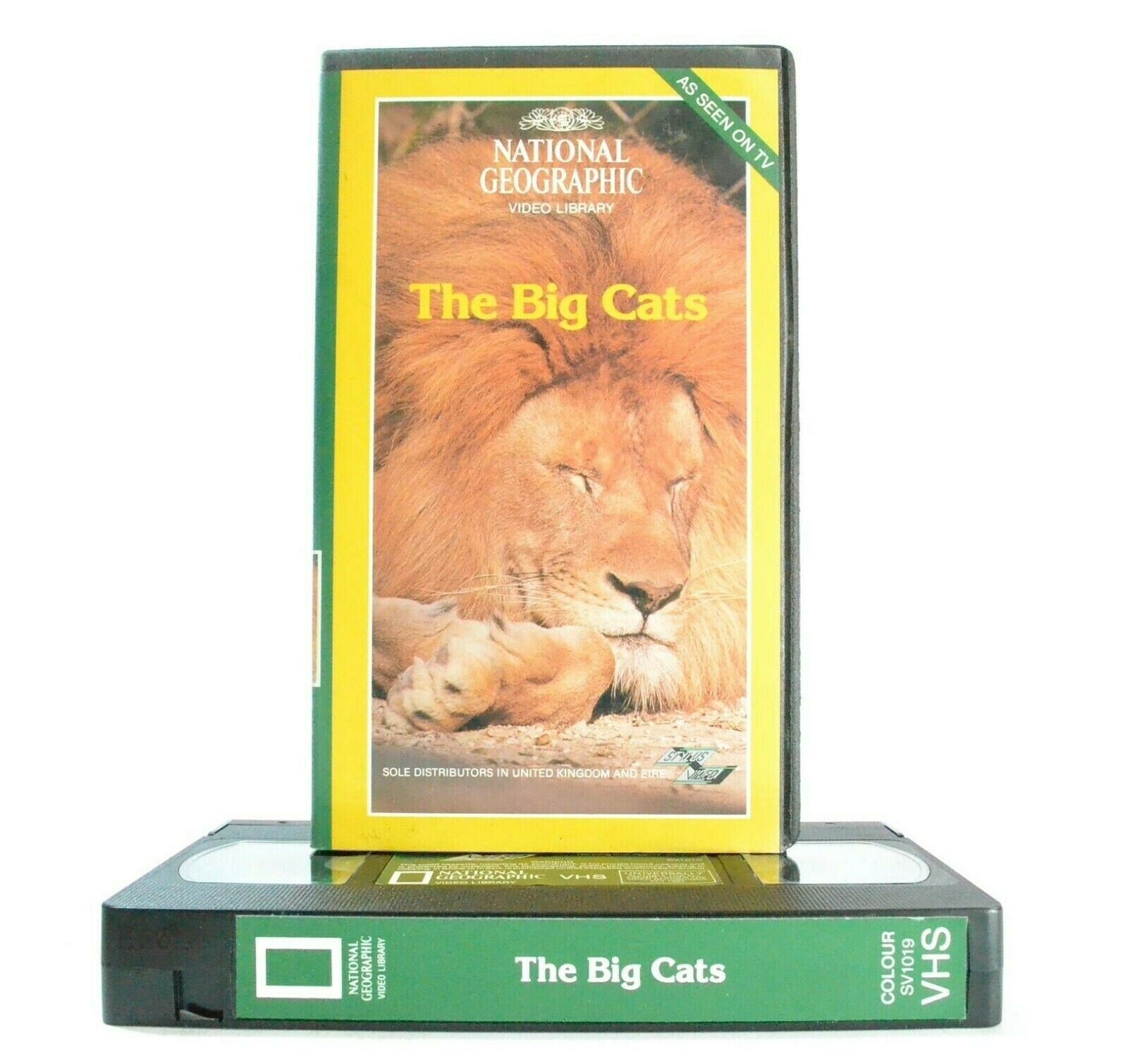 The Big Cats - National Geographic - Video Library - Documantary - Pal VHS-