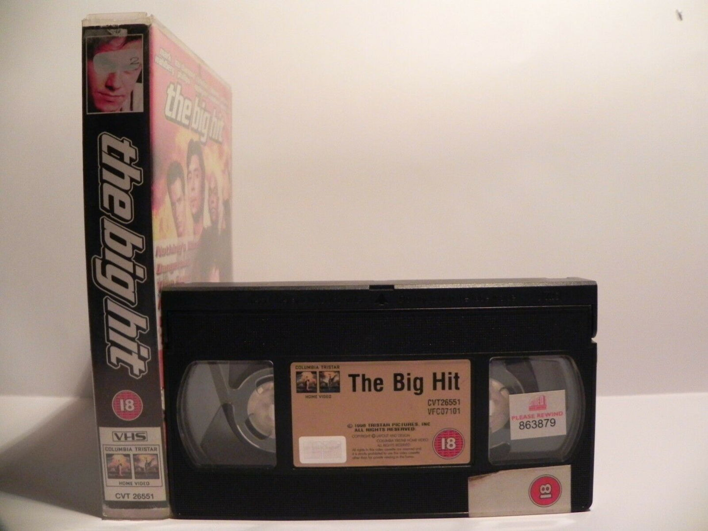 The Big Hit (1998); Crime Action - Big Box - Mark Wahlberg - VHS-