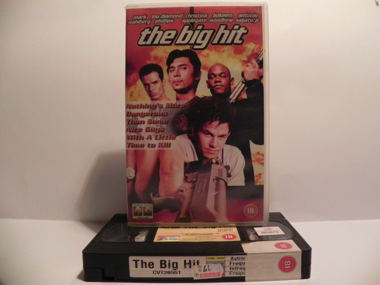 The Big Hit (1998); Crime Action - Big Box - Mark Wahlberg - VHS-