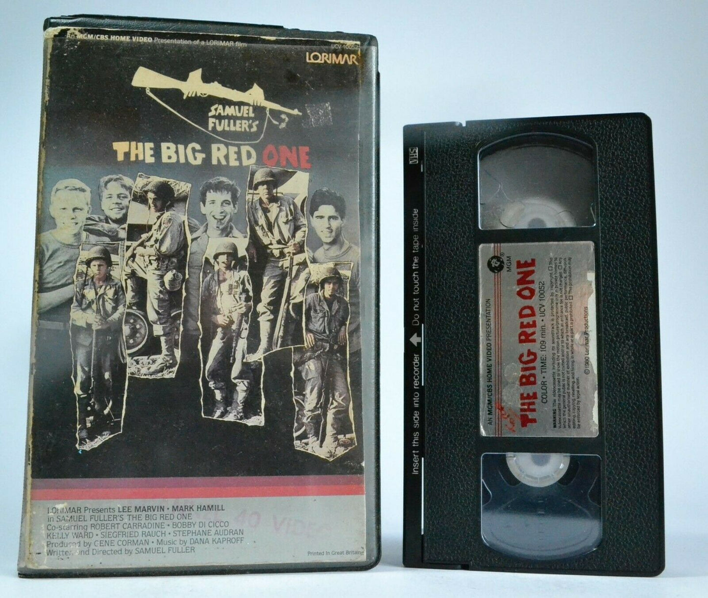 The Big Red One (1980): WW2 Drama - Large Box - Pre-Cert - Lee Marvin - Pal VHS-