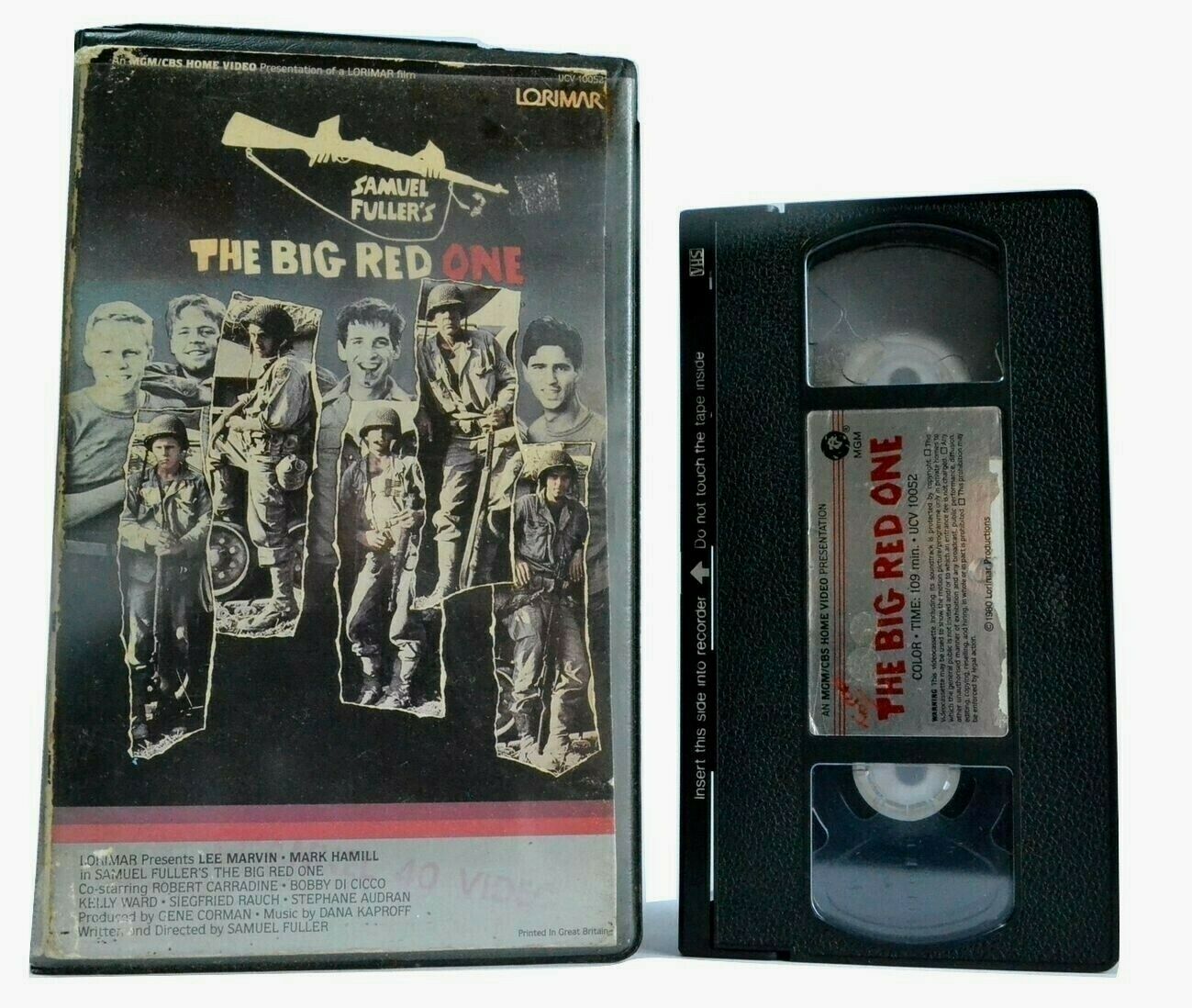 The Big Red One (1980): WW2 Drama - Large Box - Pre-Cert - Lee Marvin - Pal VHS-