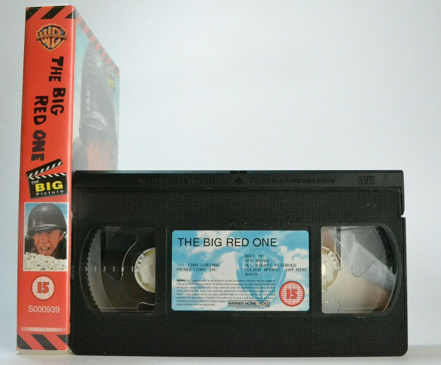 The Big Red One (1980) - World War 2 Drama - Lee Marvin/Mark Hamill - Pal VHS-