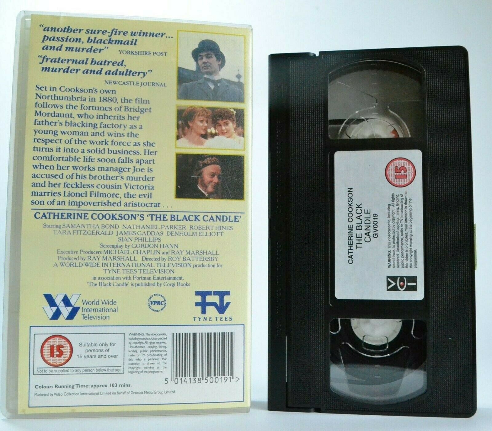 The Black Candle: By Catherine Cookson - (1991) TV Movie - Drama - Pal VHS-