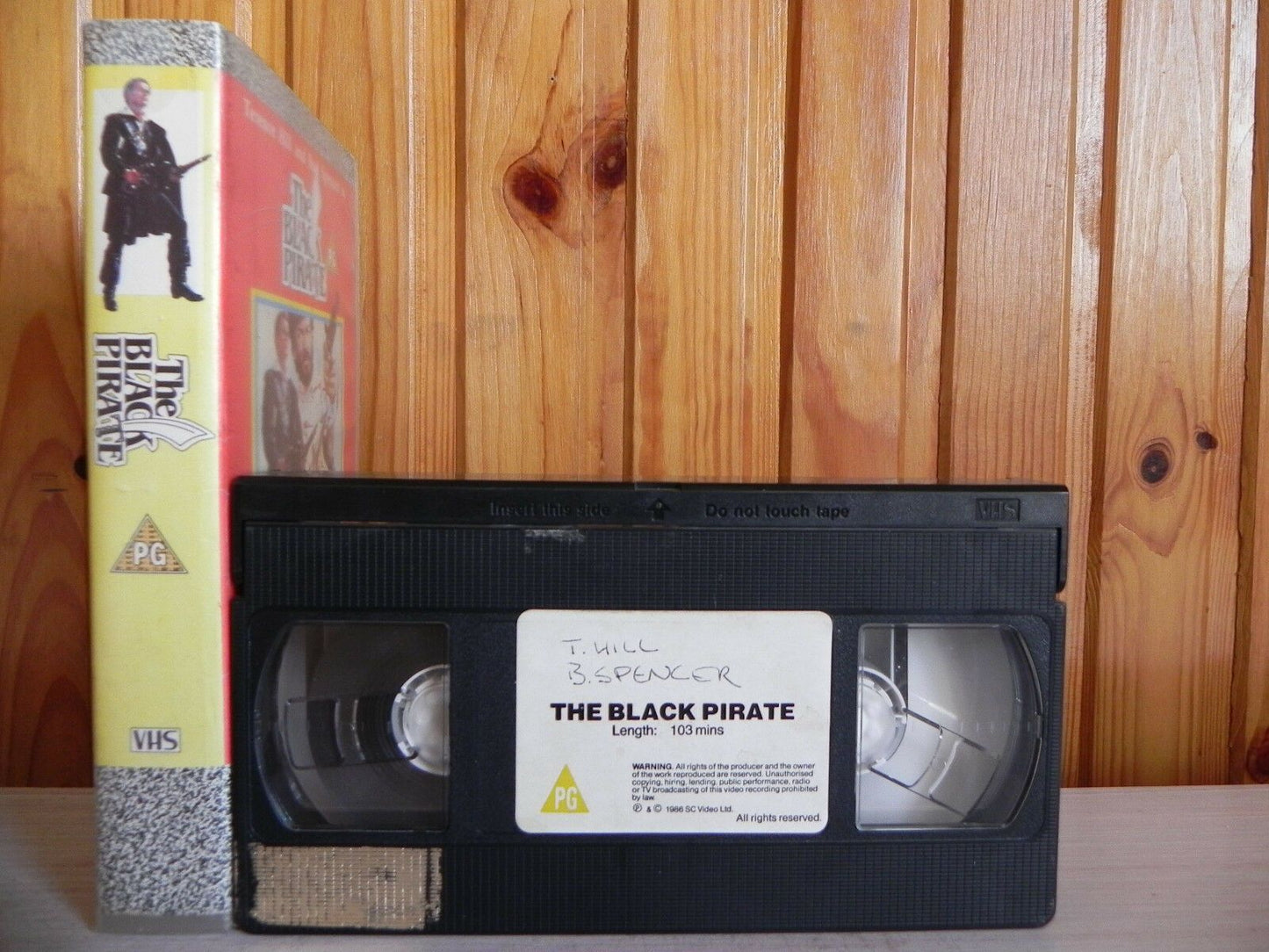 The Black Pirate - Adventure - Terence Hill - Bud Spencer - Silvia Monti - VHS-