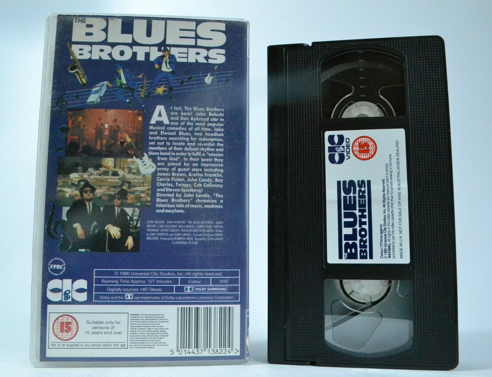 The Blues Brothers (1980) CIC / Universal [Belushi & Aykroyd] Crime Smash - VHS-