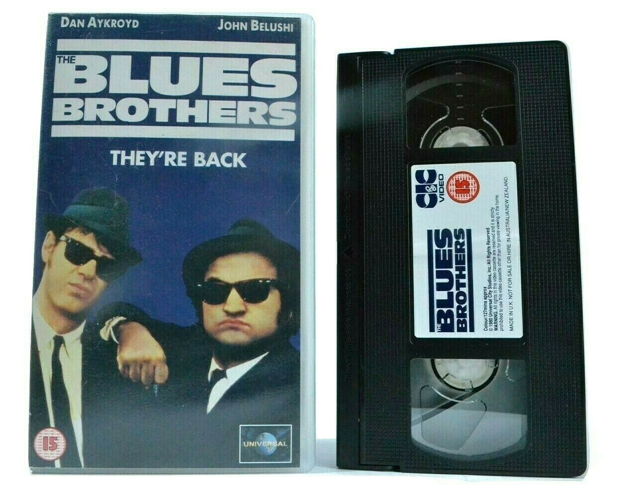 The Blues Brothers (1980) CIC / Universal [Belushi & Aykroyd] Crime Smash - VHS-