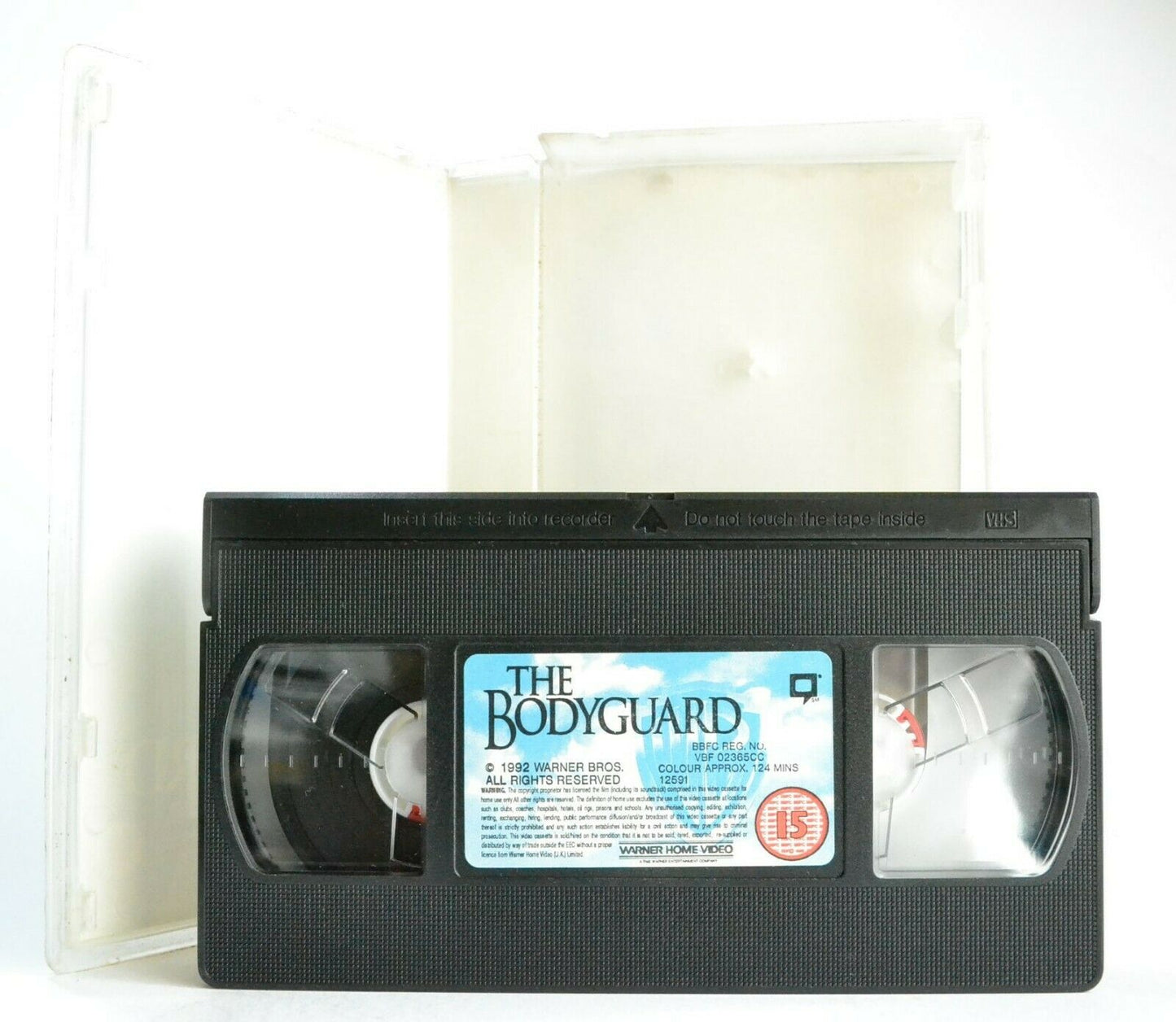 The Bodyguard (1992): Romantic Thriller - Kevin Costner/Whitney Houston - VHS-