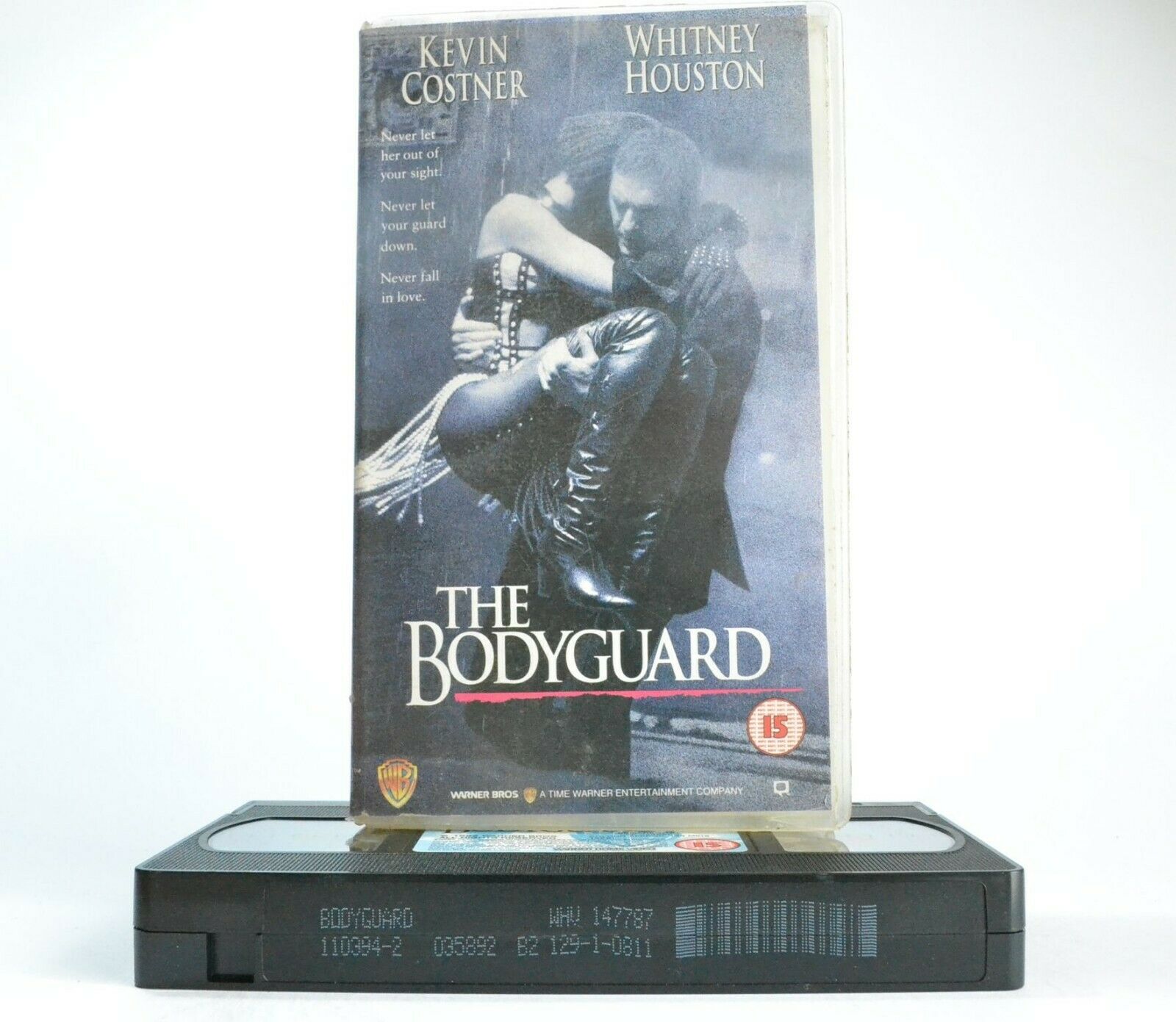 The Bodyguard (1992): Romantic Thriller - Kevin Costner/Whitney Houston - VHS-