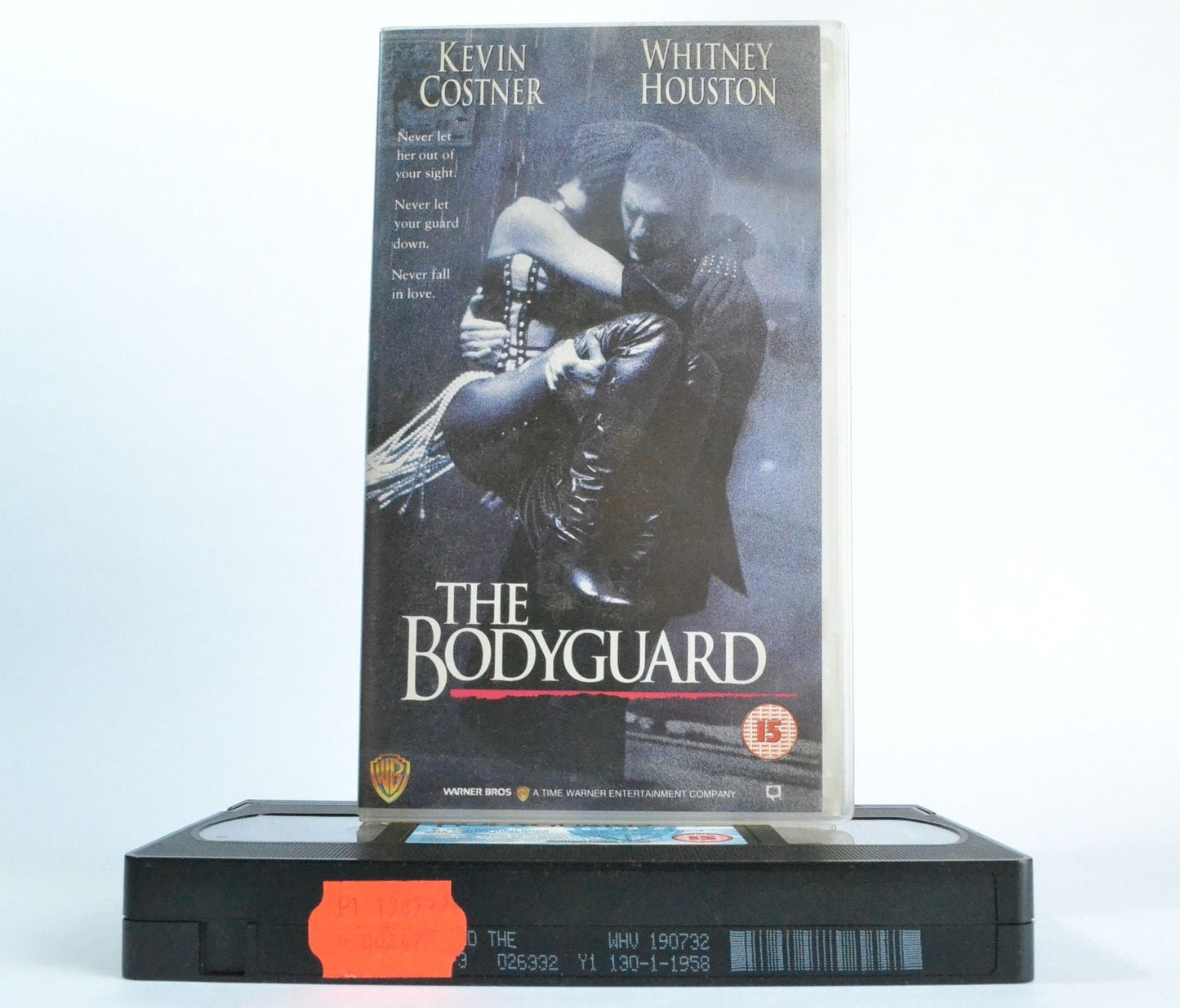 The Bodyguard: Kevin Costner - Whitney Houston - Mesmerising Drama - Pal VHS-