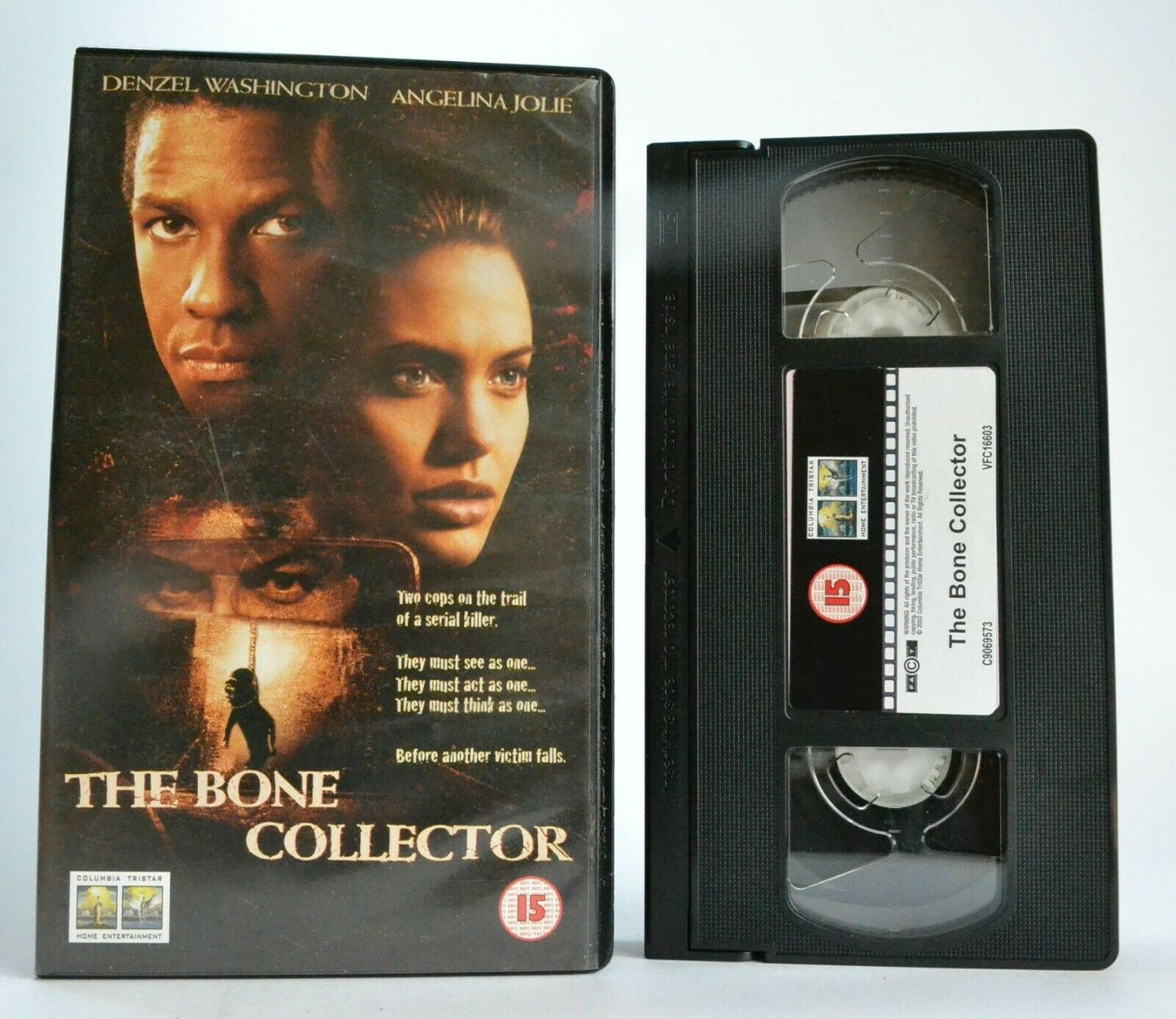 The Bone Collector (1999): Chasing Killer Thriller - D.Washington/.Jolie - VHS-