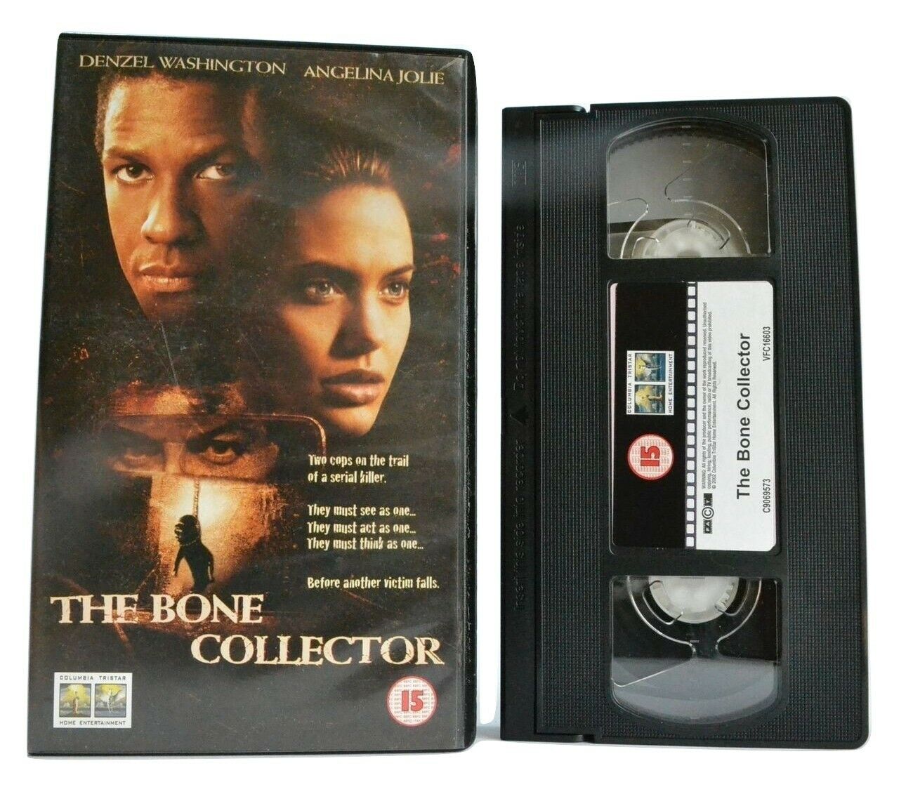 The Bone Collector (1999): Chasing Killer Thriller - D.Washington/.Jolie - VHS-