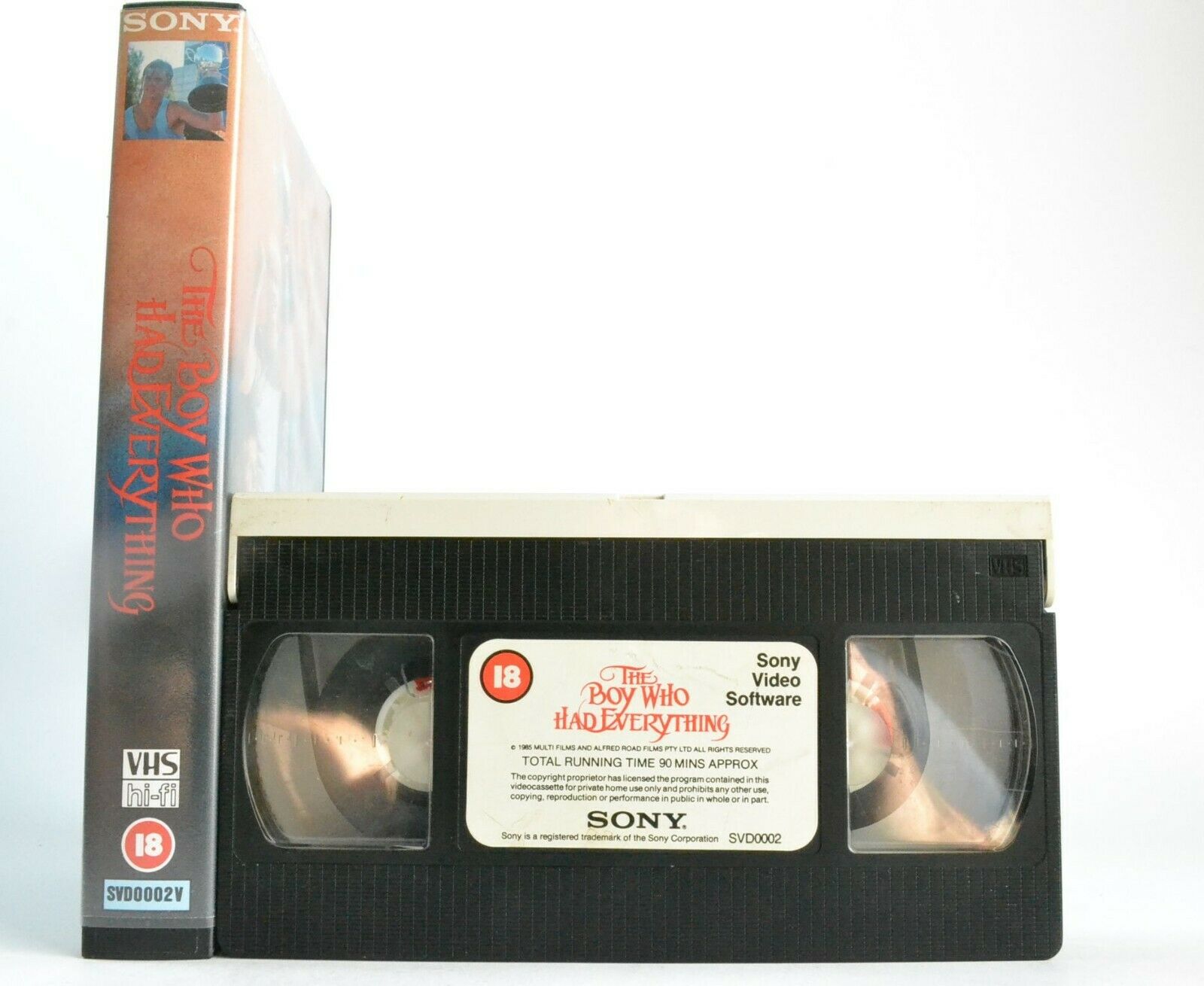 The Boy Who Had Everything (1984); [Stephen Wallace] - Drama - Large Box - VHS-