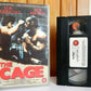 The Cage (1989) - Martial Arts Action - Large Box - Lou Ferrigno - Pal VHS-