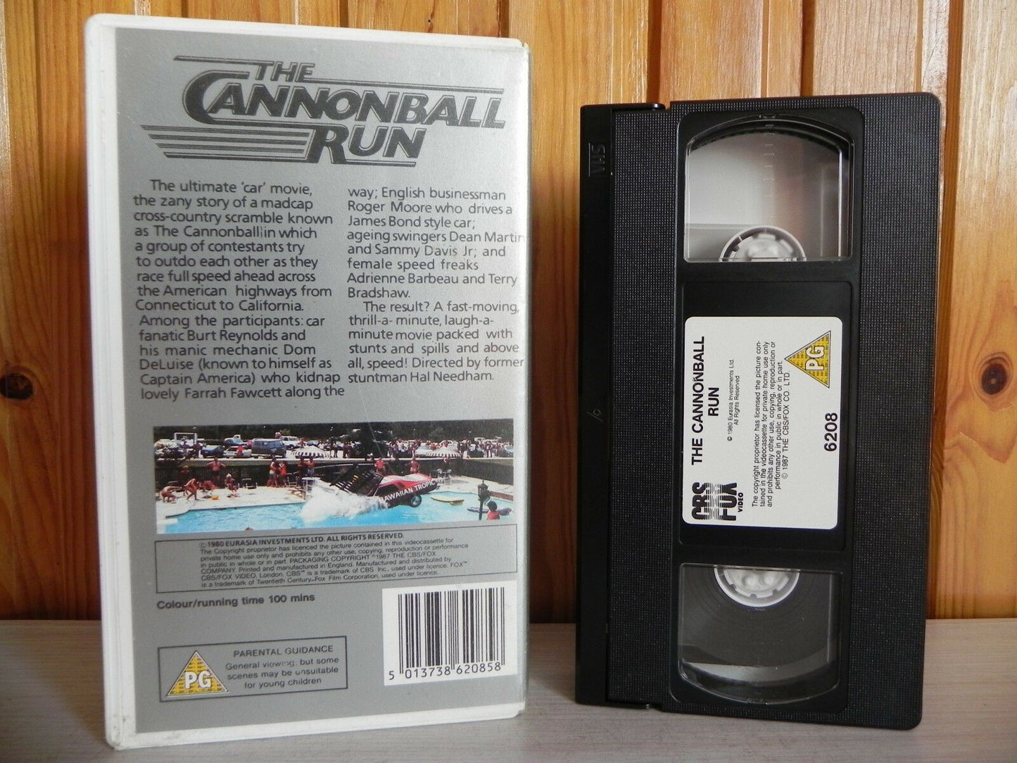 The Cannonball Run - CBS/FOX - Comedy - The All Time Great Movie - Pal VHS-