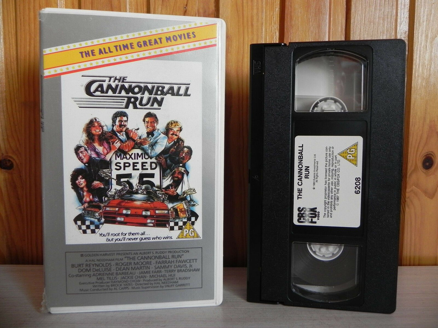 The Cannonball Run - CBS/FOX - Comedy - The All Time Great Movie - Pal VHS-