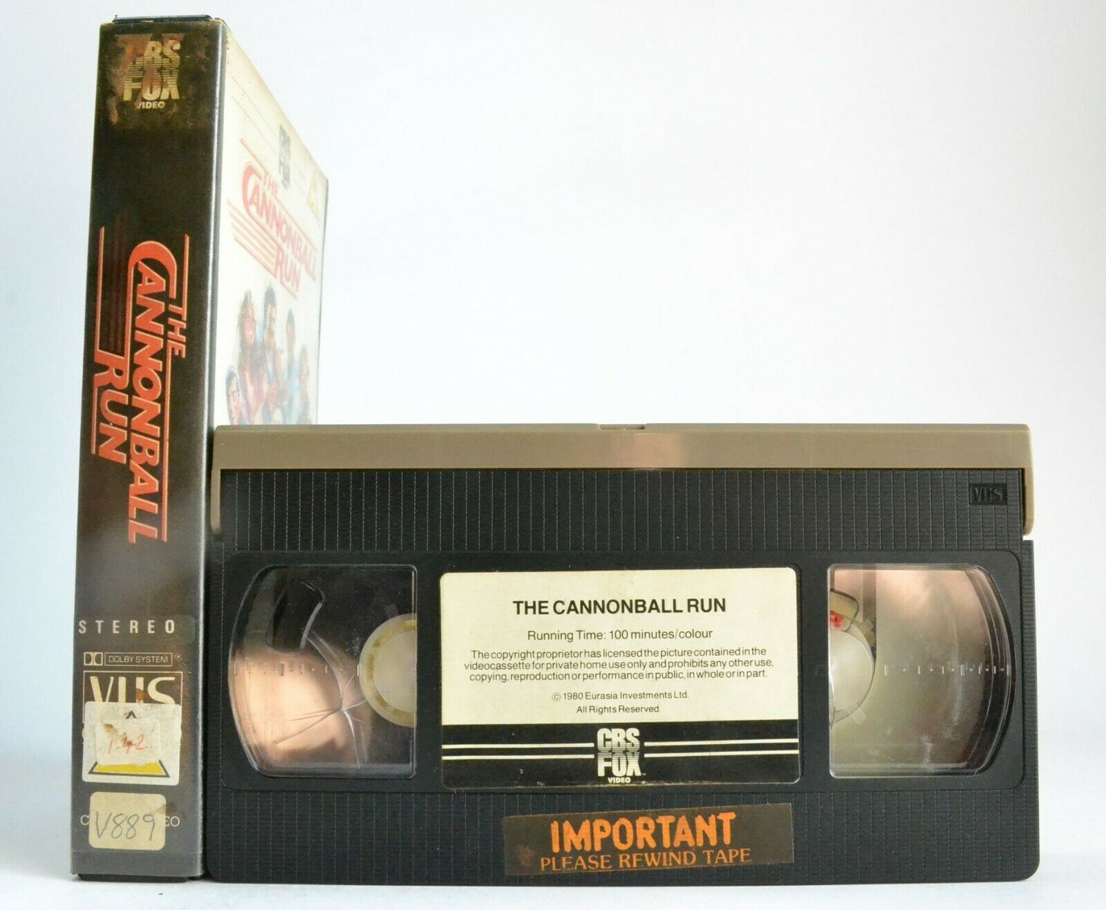 The Cannonball Run: Explosive Racing Action - [Pre-Cert] - Burt Reynolds - VHS-