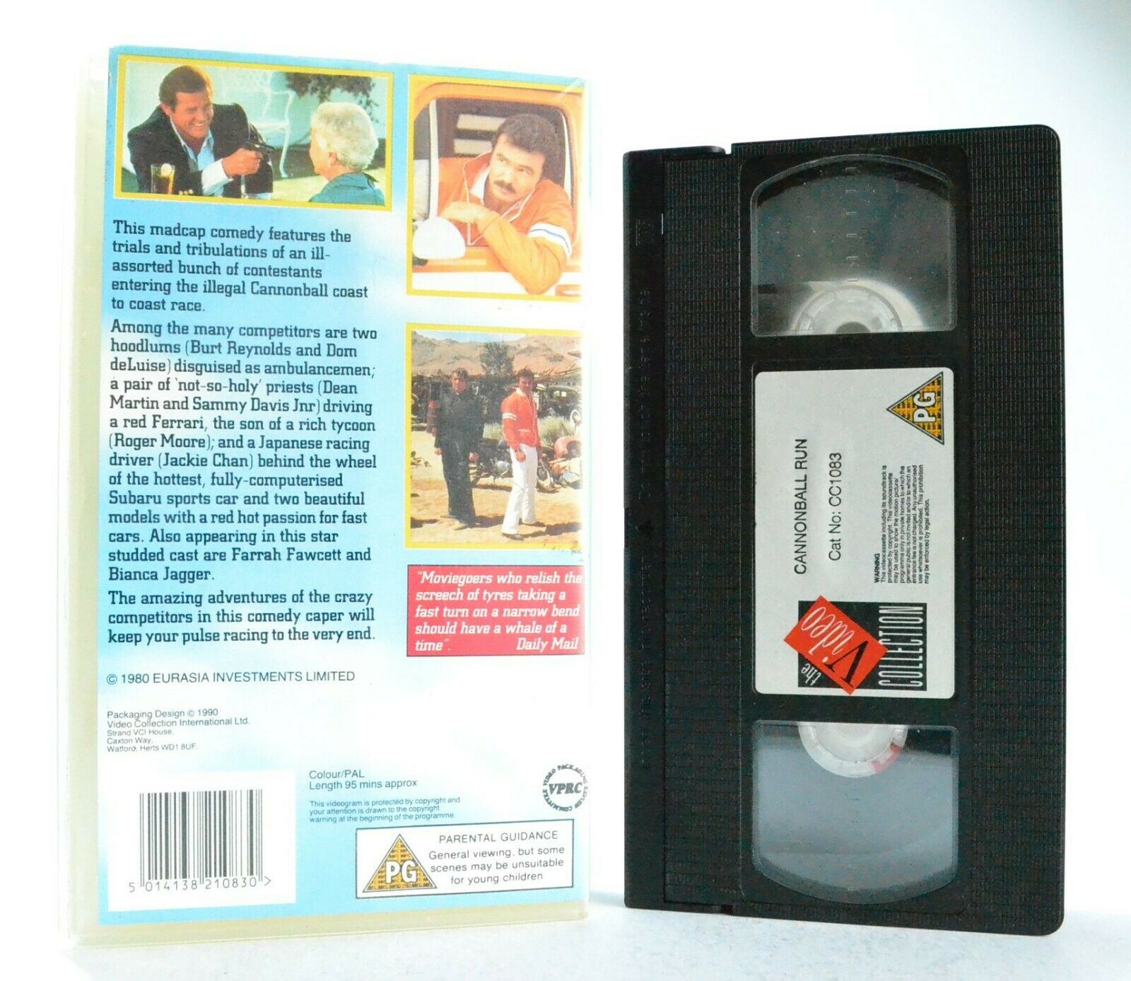 The Cannonball Run: H.Needham (1980) - Gumball Race - Comedy - B.Reynolds - VHS-