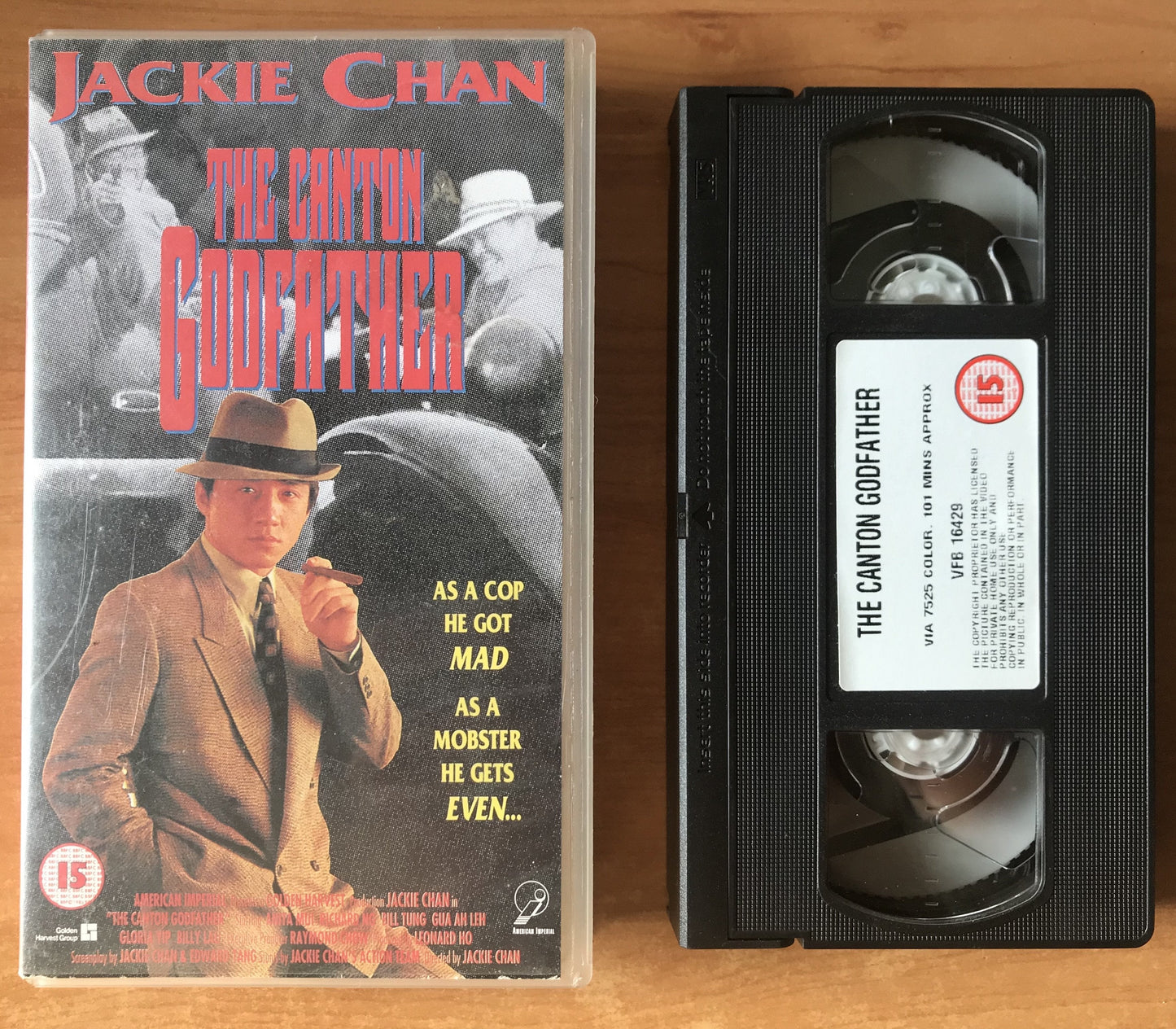 The Canton Godfather: Jackie Chan [Cop turned Gangster] Kung-Fu Action VHS-