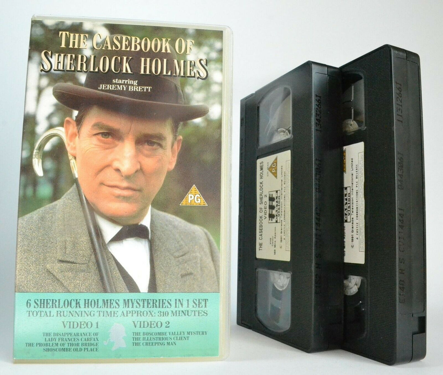 The Casebook Of Sherlock Holmes -'Shocombe Old Place'- Jeremy Brett - Pal VHS-