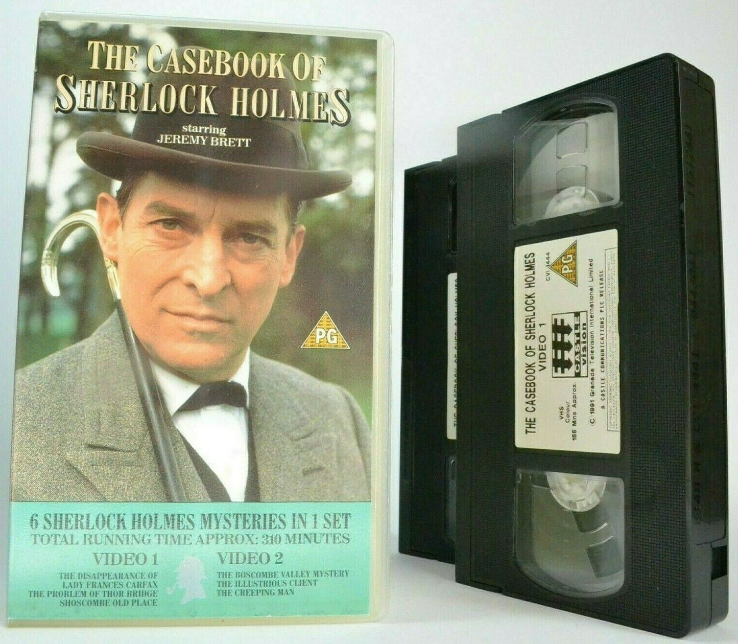 The Casebook Of Sherlock Holmes -'Shocombe Old Place'- Jeremy Brett - Pal VHS-