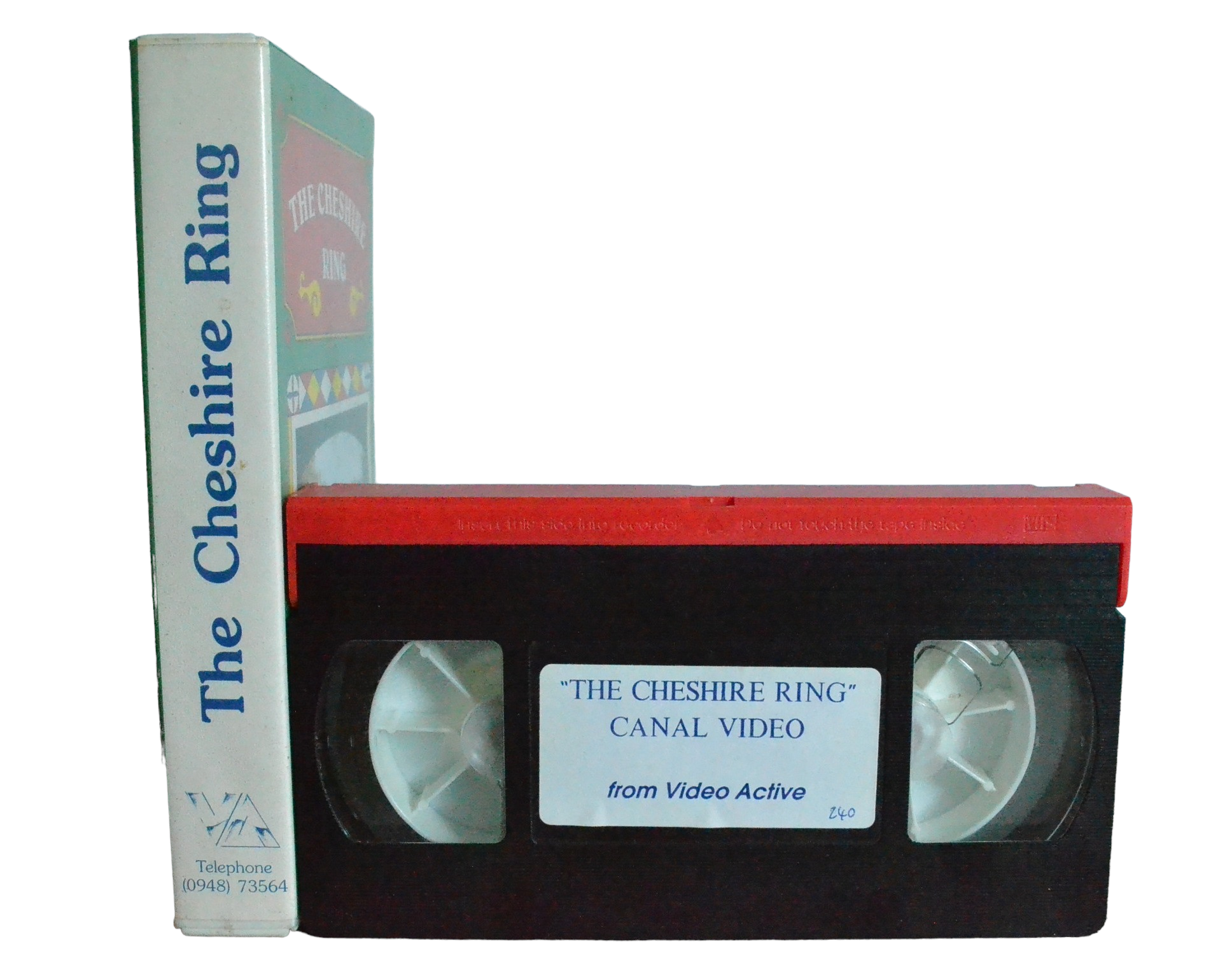 The Cheshire Ring - Canal Video - Steam Trains - Pal - VHS-