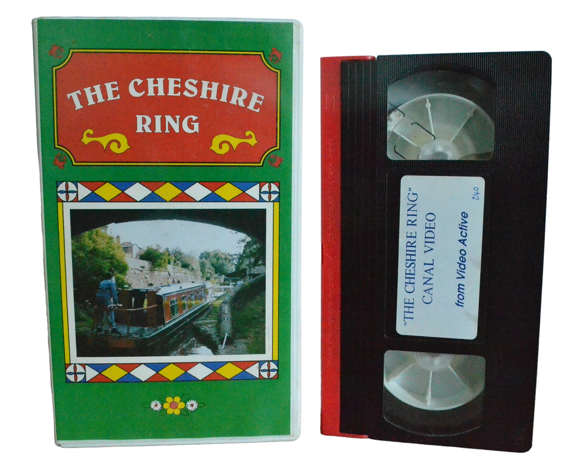 The Cheshire Ring - Canal Video - Steam Trains - Pal - VHS-