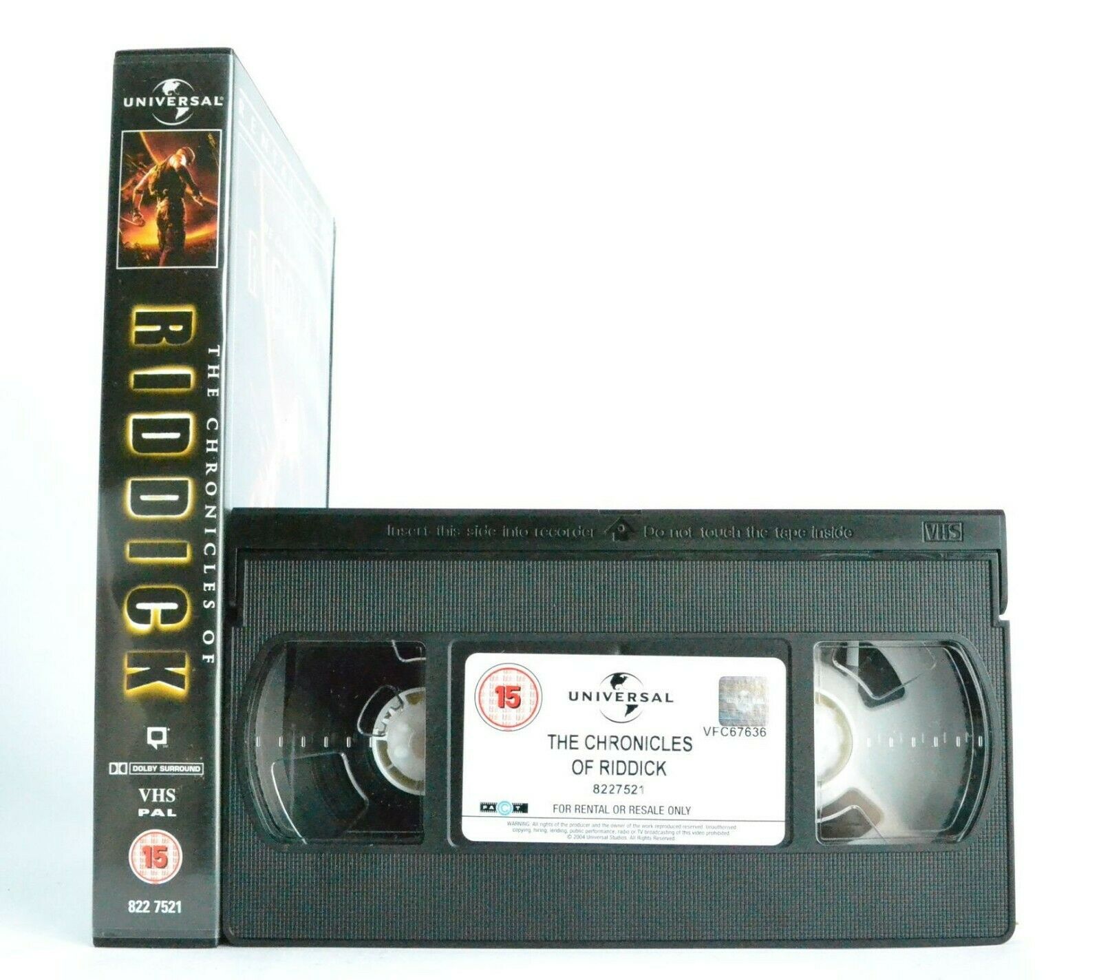 The Chronicles Of Riddick: Sci-Fi (2004) - Large Box - Vin Diesel/J.Dench - VHS-