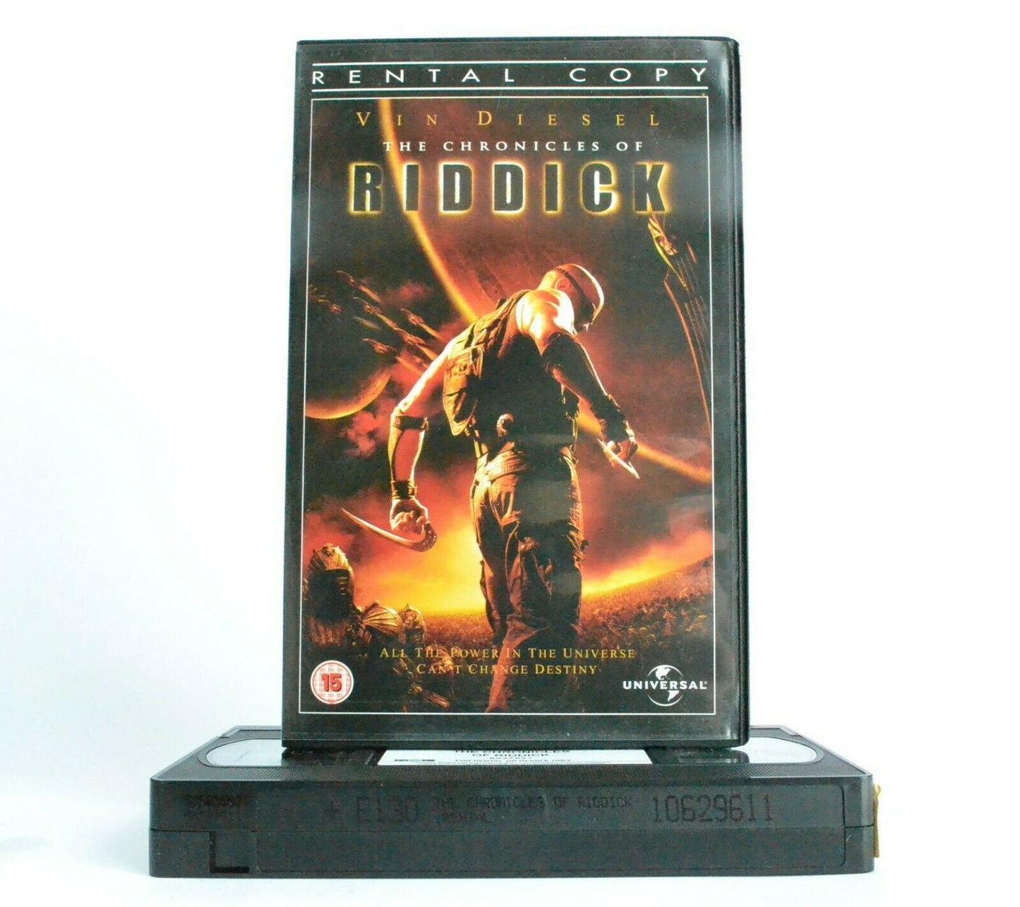 The Chronicles Of Riddick: Sci-Fi (2004) - Large Box - Vin Diesel/J.Dench - VHS-