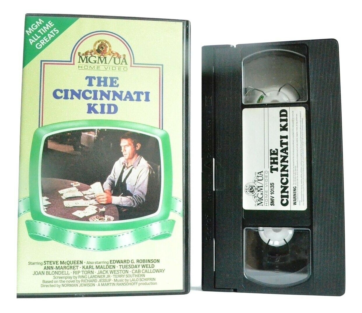 The Cincinnati Kid (1965): (1986) MGM/UA Pre-Cert - Drama - Steve McQueen - VHS-