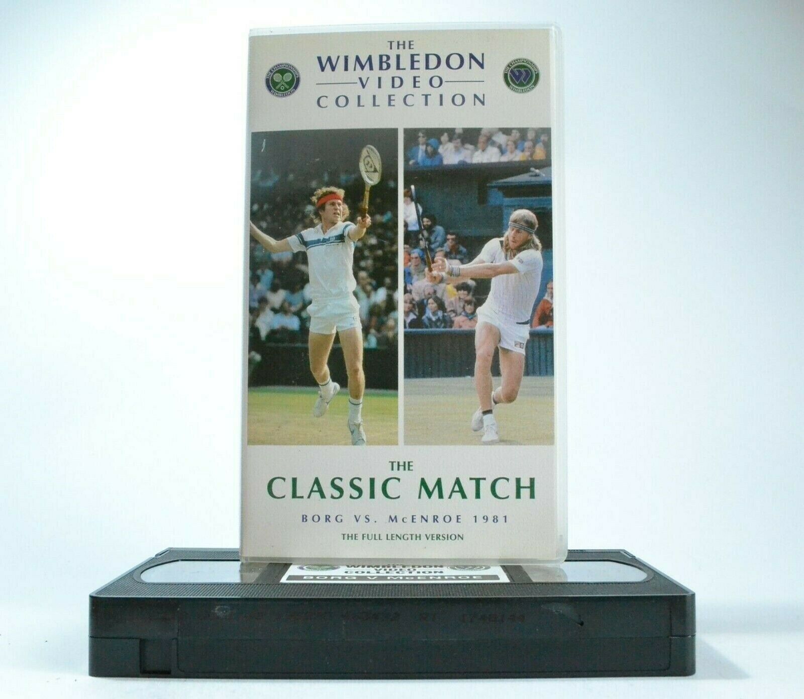 The Classic Match: Borg Vs.McEnroe (1981) - Wimbledon Video Collection - Pal VHS-