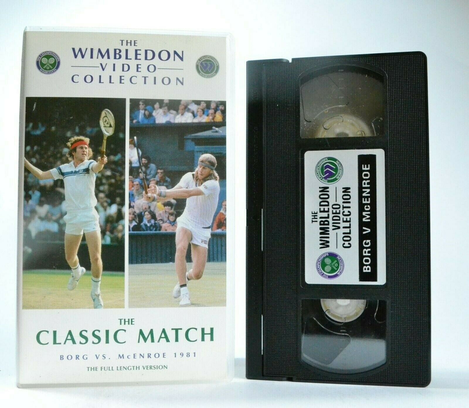 The Classic Match: Borg Vs.McEnroe (1981) - Wimbledon Video Collection - Pal VHS-